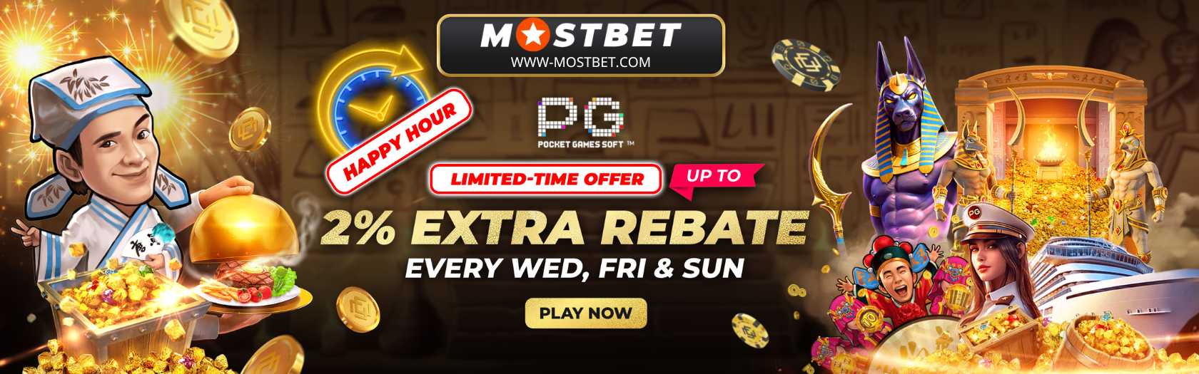 Banner mostbet casino